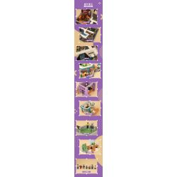 K BOX 10507 non  GIẤC MƠ VUÔNG bộ đồ chơi xếp lắp ráp ghép mô hình Modular Buildings FANTASY PLAZA Mô Hình Nhà Cửa 3140 khối