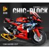 PanlosBrick 672008 Panlos Brick 672008 non  HONDA CBR1000RR PHIÊN BẢN ĐƯỜNG ĐUA bộ đồ chơi xếp lắp ráp ghép mô hình  Kỹ Thuật Công Nghệ Cao Mô Hình Phương Tiện 1017 khối