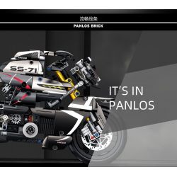 PanlosBrick 672007 Panlos Brick 672007 non  SUZUKI B-KING SUPER STREET FIGHTER tỷ lệ 1:6 bộ đồ chơi xếp lắp ráp ghép mô hình  Kỹ Thuật Công Nghệ Cao Mô Hình Phương Tiện 1056 khối