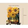 TOP TOY TC1501 1501 non  HOA HƯỚNG DƯƠNG TRONG BÌNH bộ đồ chơi xếp lắp ráp ghép mô hình Flowers SUNFLOWER IN VASE