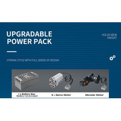 REOBRIX 11008 non  XE TẢI HIỆP SĨ SẮT VOLVO bộ đồ chơi xếp lắp ráp ghép mô hình  IRON KNIGHT / DARK KINGHT Kỹ Thuật Công Nghệ Cao Mô Hình Phương Tiện 2116 khối