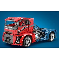 REOBRIX 11008 non  XE TẢI HIỆP SĨ SẮT VOLVO bộ đồ chơi xếp lắp ráp ghép mô hình  IRON KNIGHT / DARK KINGHT Kỹ Thuật Công Nghệ Cao Mô Hình Phương Tiện 2116 khối