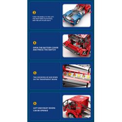 REOBRIX 11008 non  XE TẢI HIỆP SĨ SẮT VOLVO bộ đồ chơi xếp lắp ráp ghép mô hình  IRON KNIGHT / DARK KINGHT Kỹ Thuật Công Nghệ Cao Mô Hình Phương Tiện 2116 khối