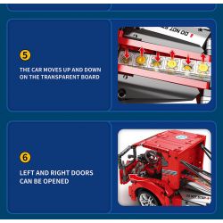 REOBRIX 11008 non  XE TẢI HIỆP SĨ SẮT VOLVO bộ đồ chơi xếp lắp ráp ghép mô hình  IRON KNIGHT / DARK KINGHT Kỹ Thuật Công Nghệ Cao Mô Hình Phương Tiện 2116 khối