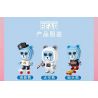 LOZ 1311 non  TRỨNG MÙ GẤU HAMAHAMA bộ đồ chơi xếp lắp ráp ghép mô hình BANGBANGBEAR