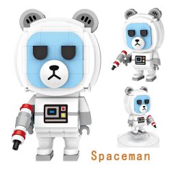 LOZ 1311 non  TRỨNG MÙ GẤU HAMAHAMA bộ đồ chơi xếp lắp ráp ghép mô hình BANGBANGBEAR