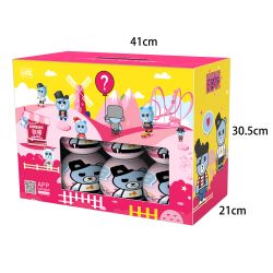 LOZ 1311 non  TRỨNG MÙ GẤU HAMAHAMA bộ đồ chơi xếp lắp ráp ghép mô hình BANGBANGBEAR