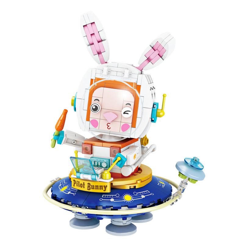 FORANGE FC8126 8126 non  THỎ SISIU bộ đồ chơi xếp lắp ráp ghép mô hình SIUSIU BUNNY 314 khối