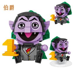 LOZ 1313 non  TRỨNG MÙ ĐƯỜNG MÈ bộ đồ chơi xếp lắp ráp ghép mô hình Movie & Game SESAME STREET Phim Và Trò Chơi