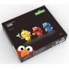 LOZ 4108 non  ĐƯỜNG MÈ bộ đồ chơi xếp lắp ráp ghép mô hình Movie & Game SESAME STREET Phim Và Trò Chơi 707 khối