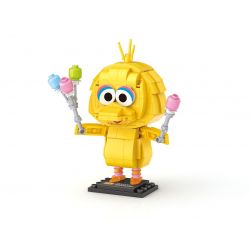 LOZ 4108 non  ĐƯỜNG MÈ bộ đồ chơi xếp lắp ráp ghép mô hình Movie & Game SESAME STREET Phim Và Trò Chơi 707 khối