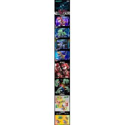 ZHEGAO DZ4101 4101 non  Q KHỦNG LONG CƠ DỄ THƯƠNG 4 LOẠI TYRANNOSAURUS REX TRICERATOPS SPINOSAURUS VELOCIRAPTOR bộ đồ chơi xếp lắp ráp ghép mô hình Jurassic World Thế Giới Khủng Long 1509 khối