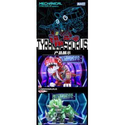 ZHEGAO DZ4101 4101 non  Q KHỦNG LONG CƠ DỄ THƯƠNG 4 LOẠI TYRANNOSAURUS REX TRICERATOPS SPINOSAURUS VELOCIRAPTOR bộ đồ chơi xếp lắp ráp ghép mô hình Jurassic World Thế Giới Khủng Long 1509 khối