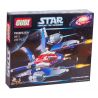 GUDI 8613 non  MÁY BAY CHIẾN ĐẤU NGỌN LỬA TRẮNG bộ đồ chơi xếp lắp ráp ghép mô hình Star Wars STAR CONTEND FOR HEGEMONY WHITE INFLAMMATION FIGHTER Chiến Tranh Giữa Các Vì Sao 226 khối