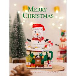 GEKKOSHA 801008 non  LẮC NGƯỜI TUYẾT NHỎ bộ đồ chơi xếp lắp ráp ghép mô hình