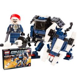 GUDI 8611 non  NHÂN MÃ bộ đồ chơi xếp lắp ráp ghép mô hình Star Wars STAR CONTEND FOR HEGEMONY Chiến Tranh Giữa Các Vì Sao 206 khối