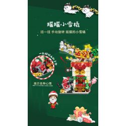 GEKKOSHA 801007 non  XE TRƯỢT TUYẾT BẬP BÊNH bộ đồ chơi xếp lắp ráp ghép mô hình