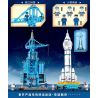 LEYI 93002 non  TRUNG TÂM PHÓNG VỆ TINH JIUQUAN bộ đồ chơi xếp lắp ráp ghép mô hình Space Thám Hiểm Không Gian 1288 khối