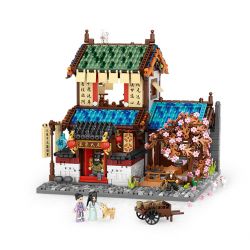 LOZ 1057 non  NHÀ CỦA ZHAO TAICHENG bộ đồ chơi xếp lắp ráp ghép mô hình 2597 khối