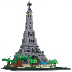 LOZ 1929 non  THÁP EIFFEL bộ đồ chơi xếp lắp ráp ghép mô hình Buildings 792 khối