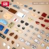 LOZ 1553 non  CA SĨ bộ đồ chơi xếp lắp ráp ghép mô hình 338 khối