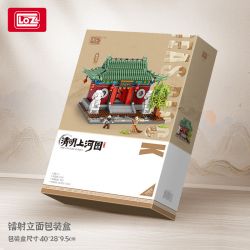 LOZ 1055 non  CHÙA DAISHOKOKUJI bộ đồ chơi xếp lắp ráp ghép mô hình 2220 khối