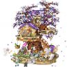 LOZ 1065 non  NGÔI NHÀ TRÊN CÂY YÊU TINH bộ đồ chơi xếp lắp ráp ghép mô hình Girl ELVES TREE HOUSE Con Gái 3991 khối