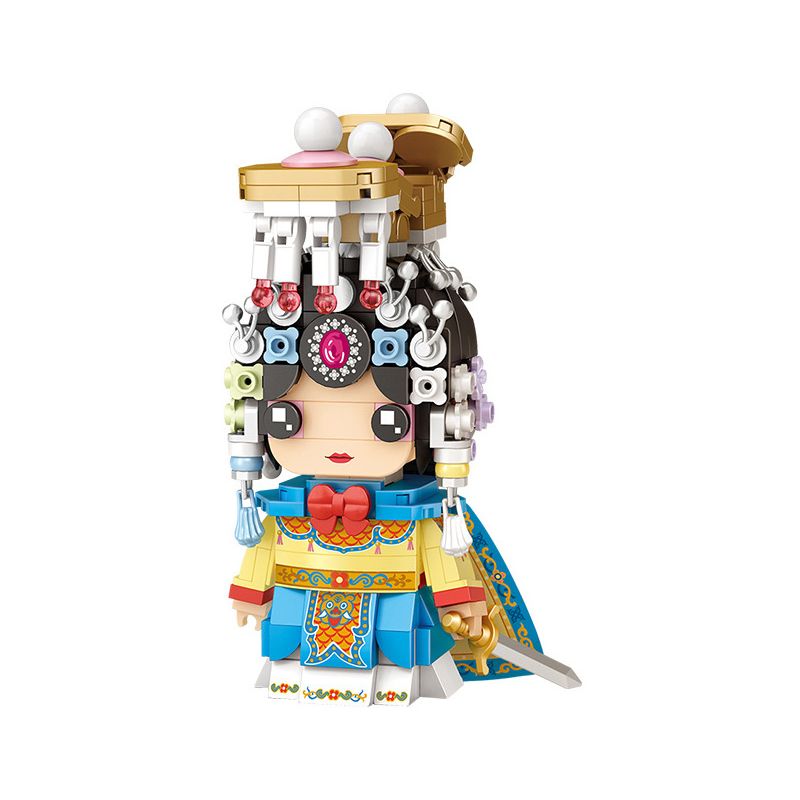 LOZ 1550 non  QUỐC TRIỀU NẮM QUYỀN BÁ VƯƠNG BIỆT CƠ NGỌC bộ đồ chơi xếp lắp ráp ghép mô hình Lung Tung Thuộc Nhiều Thể Loại 370 khối