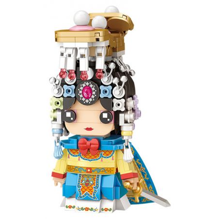 LOZ 1550 non  QUỐC TRIỀU NẮM QUYỀN BÁ VƯƠNG BIỆT CƠ NGỌC bộ đồ chơi xếp lắp ráp ghép mô hình Lung Tung Thuộc Nhiều Thể Loại 370 khối