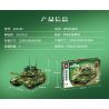 SEMBO 203145 non  XE TĂNG CHIẾN ĐẤU CHỦ LỰC 99B bộ đồ chơi xếp lắp ráp ghép mô hình Military Army 99B MAIN BATTLE TANK Quân Sự Bộ Đội 932 khối
