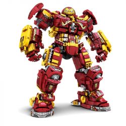 LY 76079 non  KẺ BÁO THÙ CÔNG LÝ bộ đồ chơi xếp lắp ráp ghép mô hình Marvel Super Heroes IRON HERO Siêu Anh Hùng Marvel 1852 khối