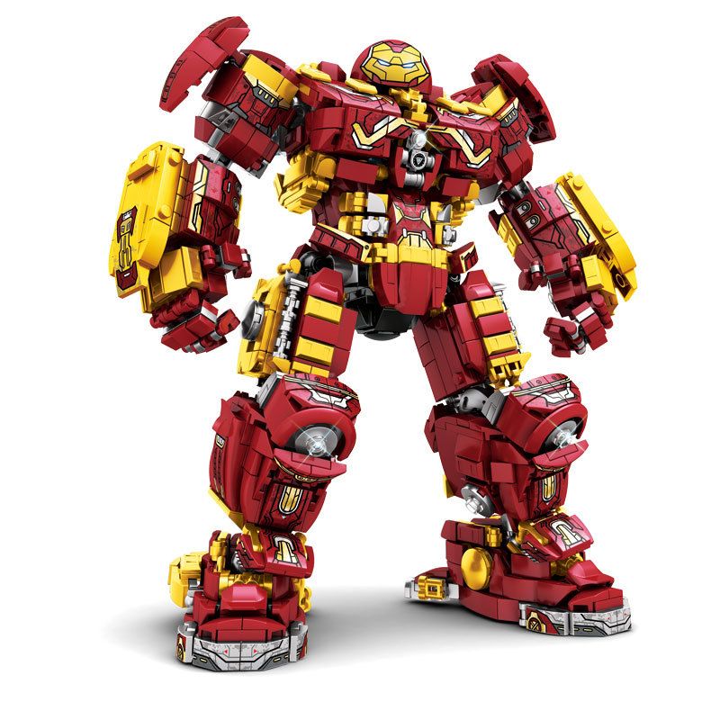 LY 76079 non  KẺ BÁO THÙ CÔNG LÝ bộ đồ chơi xếp lắp ráp ghép mô hình Marvel Super Heroes IRON HERO Siêu Anh Hùng Marvel 1852 khối