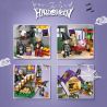 LOZ 1233 non  NGÔI NHÀ HALLOWEEN bộ đồ chơi xếp lắp ráp ghép mô hình Lễ Hội Hóa Trang Ma Quỷ 765 khối