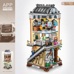 LOZ 1031 non  TRẠM TẦM NHÌN bộ đồ chơi xếp lắp ráp ghép mô hình City Thành Phố 1753 khối