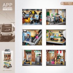 LOZ 1031 non  TRẠM TẦM NHÌN bộ đồ chơi xếp lắp ráp ghép mô hình City Thành Phố 1753 khối