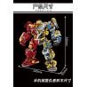 LY 76078 non  KẺ BÁO THÙ NGƯỜI MÁY bộ đồ chơi xếp lắp ráp ghép mô hình Marvel Super Heroes IRON HERO Siêu Anh Hùng Marvel 1876 khối