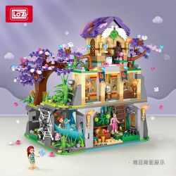 LOZ 1038 non  NGÔI ĐỀN BỊ MẤT bộ đồ chơi xếp lắp ráp ghép mô hình Girl Con Gái 1569 khối