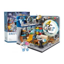 LOZ 1748 non  QUẢN LÝ THỜI GIAN VÀ KHÔNG bộ đồ chơi xếp lắp ráp ghép mô hình 445 khối