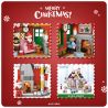 LOZ 1223 non  NGÔI NHÀ GIÁNG SINH bộ đồ chơi xếp lắp ráp ghép mô hình Christmas 788 khối