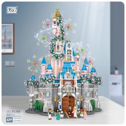 LOZ 1051 non  LÂU ĐÀI TƯỞNG TƯỢNG bộ đồ chơi xếp lắp ráp ghép mô hình Girl DREAM CASTLE Con Gái 5427 khối