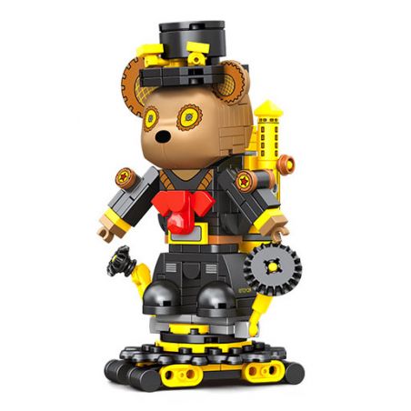 SEMBO 612013 non  QEE PHONG CÁCH STEAMPUNK bộ đồ chơi xếp lắp ráp ghép mô hình 273 khối