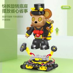 SEMBO 612013 non  QEE PHONG CÁCH STEAMPUNK bộ đồ chơi xếp lắp ráp ghép mô hình 273 khối