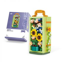 LOZ 1933 non  HỘP ĐỰNG TRANG SỨC LÀM ĐẸP bộ đồ chơi xếp lắp ráp ghép mô hình Girl Con Gái 560 khối