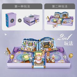 LOZ 1229 non  SỔ SINH NHẬT bộ đồ chơi xếp lắp ráp ghép mô hình Seasonal BIRTHDAY BOOK Mùa Lễ Hội 718 khối