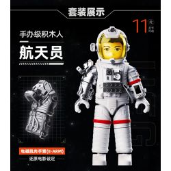 BLOKS 71051 non  PHI HÀNH GIA MMU (MANNED MOBILITY UNIT) SUIT tỷ lệ 1:19 bộ đồ chơi xếp lắp ráp ghép mô hình Movie & Game Phim Và Trò Chơi