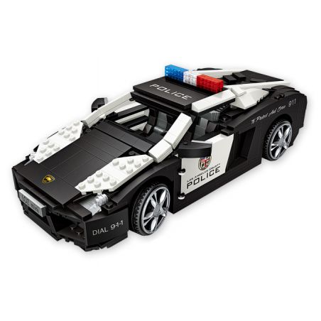 LOZ 1113 non  MÔ HÌNH XE QUAY SỐ-911 tỷ lệ 1:18 bộ đồ chơi xếp lắp ráp ghép mô hình Racers Đua Tốc Độ 1005 khối