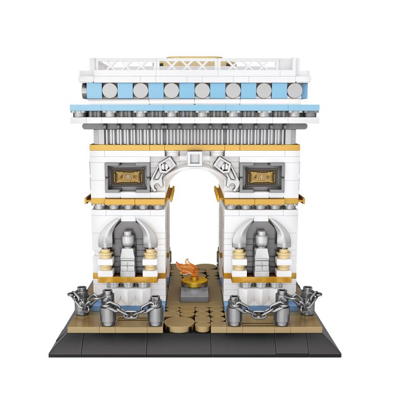 LOZ 1028 non  KHẢI HOÀN MÔN bộ đồ chơi xếp lắp ráp ghép mô hình Buildings 1188 khối