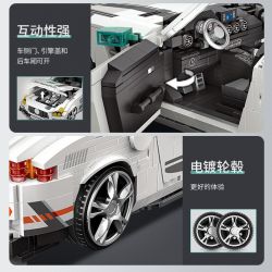 LOZ 1128 non  SIÊU XE tỷ lệ 1:18 bộ đồ chơi xếp lắp ráp ghép mô hình Racers Đua Tốc Độ 1672 khối