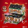 LOZ 1034 non  BỮA TỐI ĐÊM GIAO THỪA SIHEYUAN bộ đồ chơi xếp lắp ráp ghép mô hình Chinese Traditional Festivals Lễ Hội Cổ Truyền 3425 khối