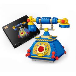 LOZ 1124 non  ĐIỆN THOẠI CỔ ĐIỂN bộ đồ chơi xếp lắp ráp ghép mô hình Creator Sáng Tạo 633 khối